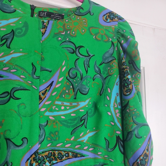 Zara TRF Paisley Dress - Picture 3 of 5